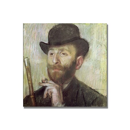 Edgar Degas 'Zachary Zakarian' Canvas Art,18x18